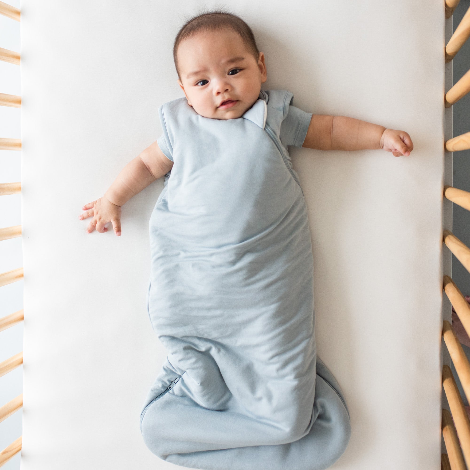 Baby Sleep Sack with Belly Band | Gentle transition to free arms - BABY  LOVES SLEEP